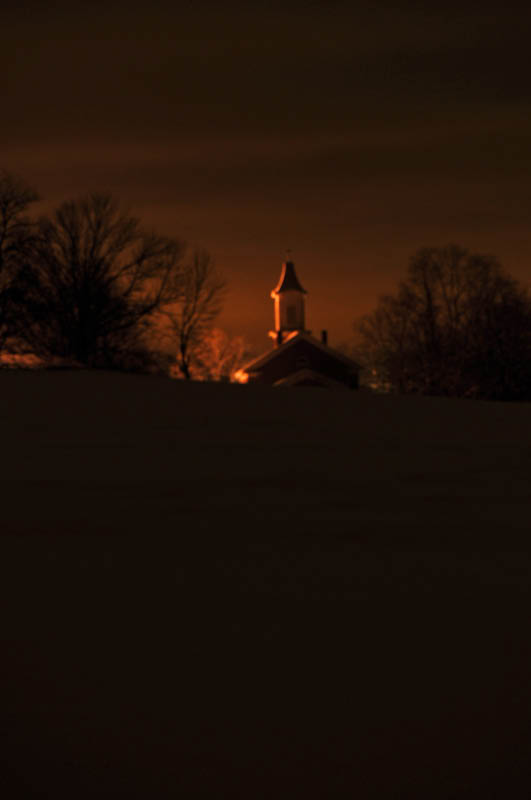 Night Sledding-