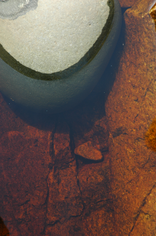 rocks and water